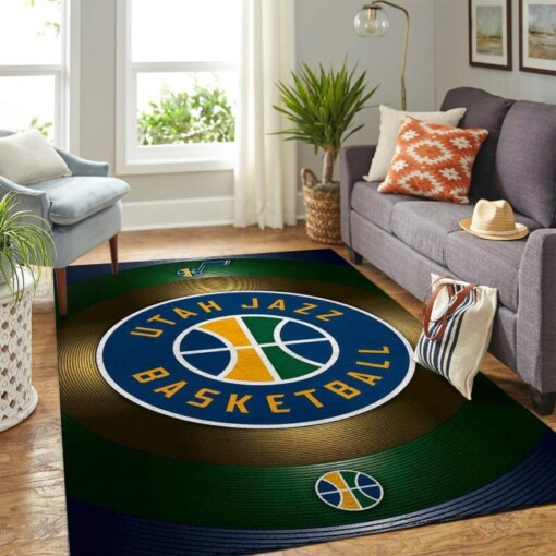 Utah Jazz Living Room Area Rug