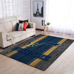 Utah Jazz Living Room Area Rug