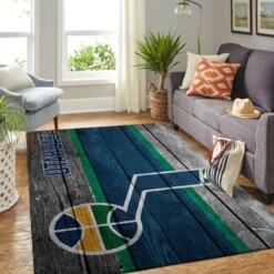 Utah Jazz Living Room Area Rug