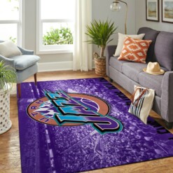 Utah Jazz Living Room Area Rug