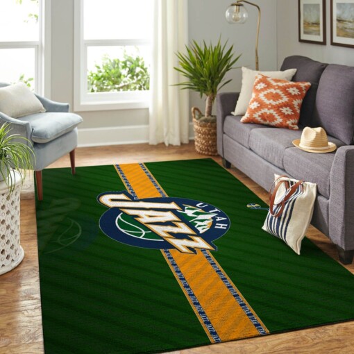 Utah Jazz Living Room Area Rug