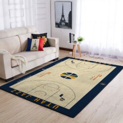 Utah Jazz Living Room Area Rug