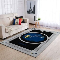 Utah Jazz Living Room Area Rug