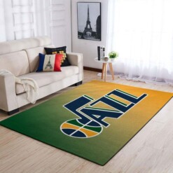 Utah Jazz Living Room Area Rug