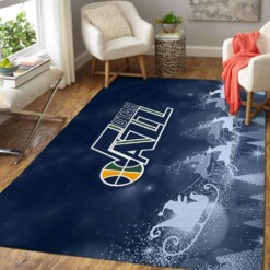 Utah Jazz Living Room Area Rug