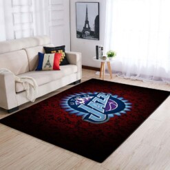 Utah Jazz Living Room Area Rug