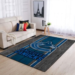 Vancouver Canucks Living Room Area Rug