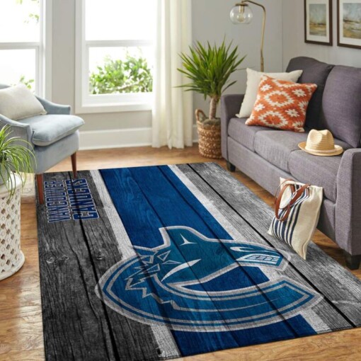 Vancouver Canucks Living Room Area Rug