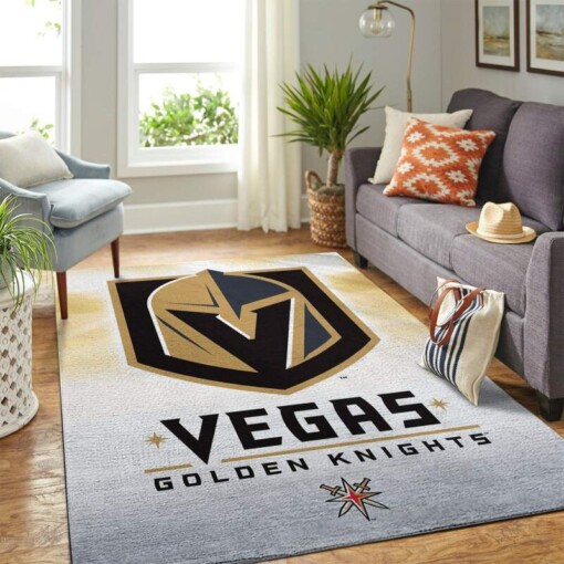 Vegas Golden Knights Living Room Area Rug