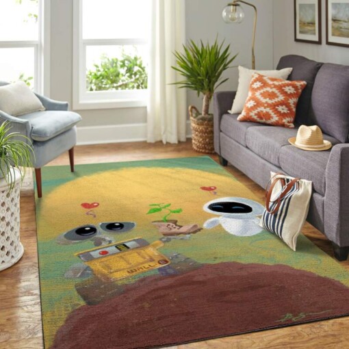 Wall-e Disney Movie Living Room Area Rug