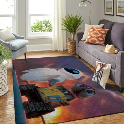 Wall-e Disney Movie Living Room Area Rug