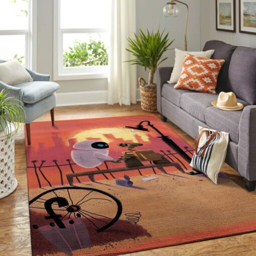 Wall-e Disney Movie Living Room Area Rug