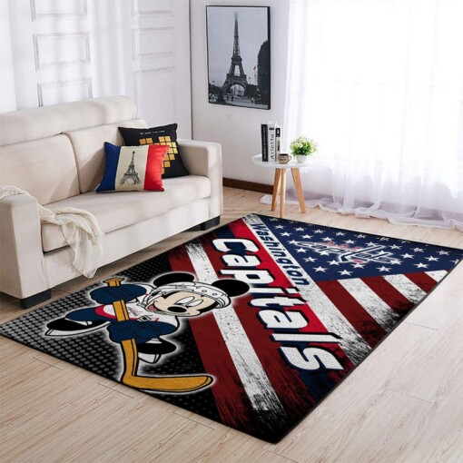 Washington Capitals Living Room Area Rug