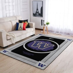 Washington Huskies Living Room Area Rug