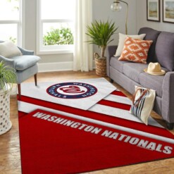 Washington Nationals Living Room Area Rug