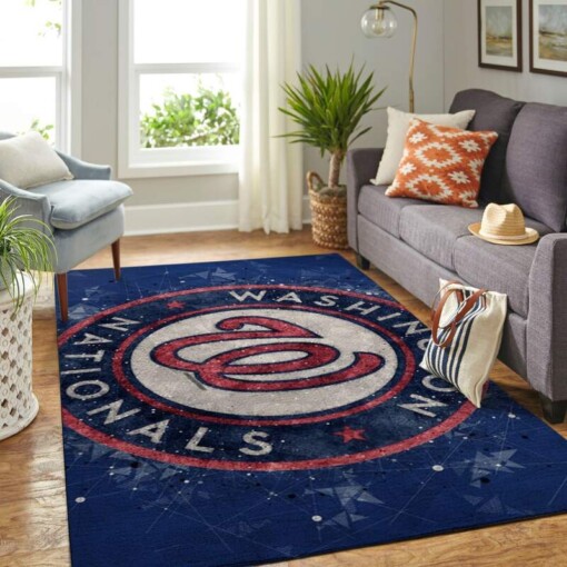 Washington Nationals Living Room Area Rug