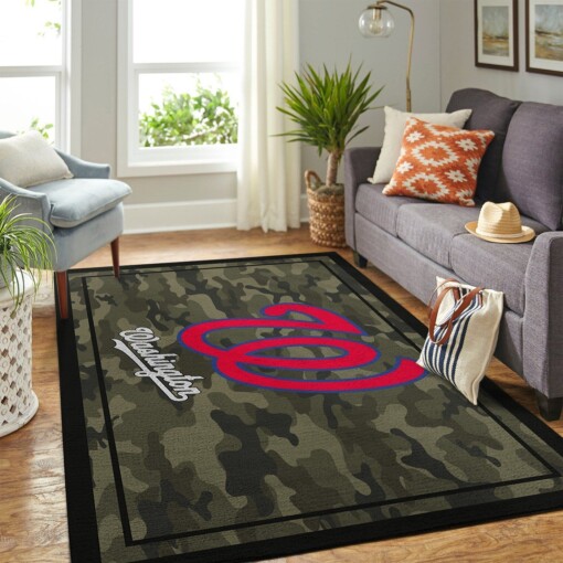 Washington Nationals Living Room Area Rug