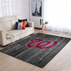 Washington Nationals Living Room Area Rug