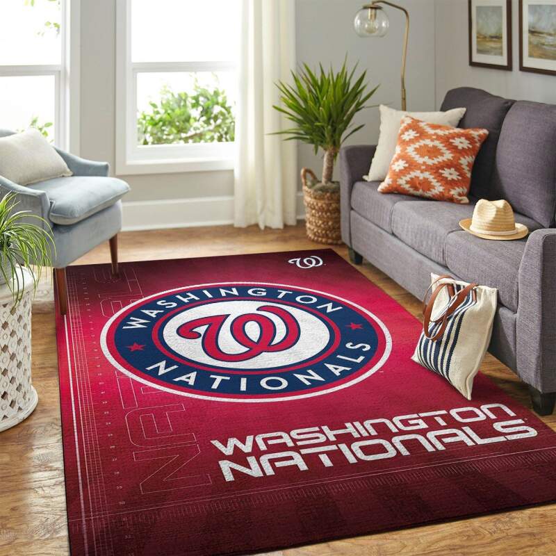 Washington Nationals Living Room Area Rug