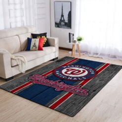 Washington Nationals Living Room Area Rug