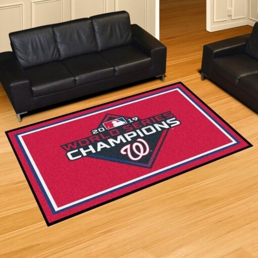 Washington Nationals Living Room Area Rug