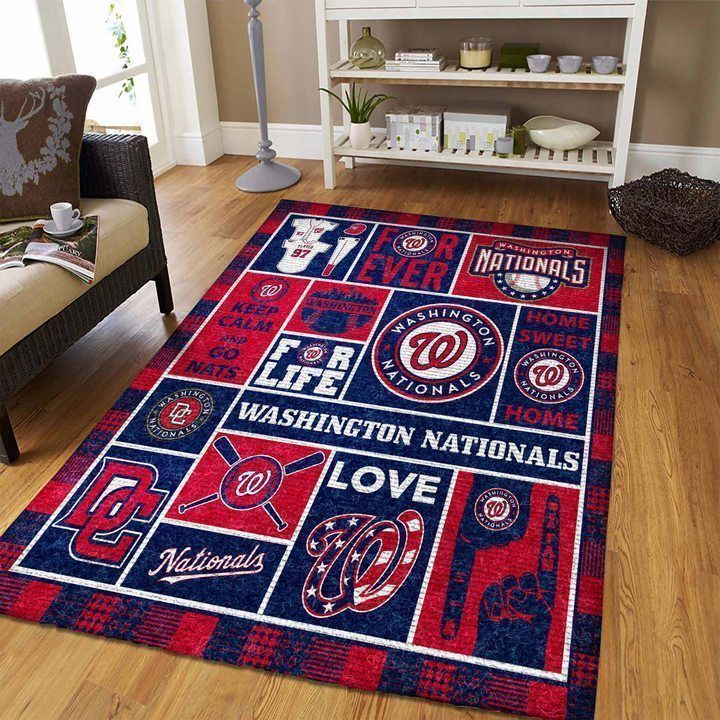 Washington Nationals Living Room Area Rug