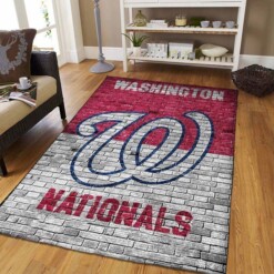 Washington Nationals Living Room Area Rug