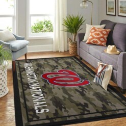 Washington Nationals Living Room Area Rug