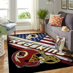 Washington Redskins Living Room Area Rug