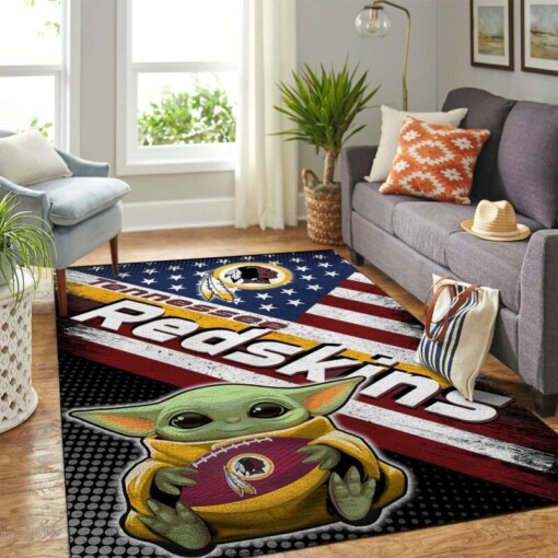 Washington Redskins Living Room Area Rug