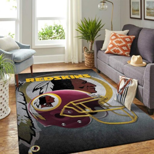 Washington Redskins Living Room Area Rug