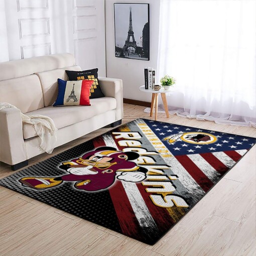 Washington Redskins Living Room Area Rug