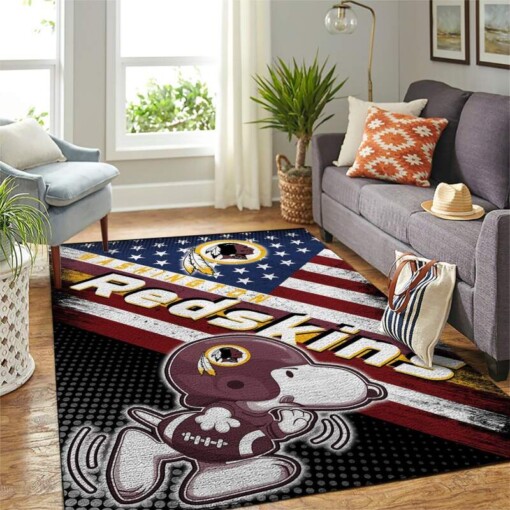 Washington Redskins Living Room Area Rug