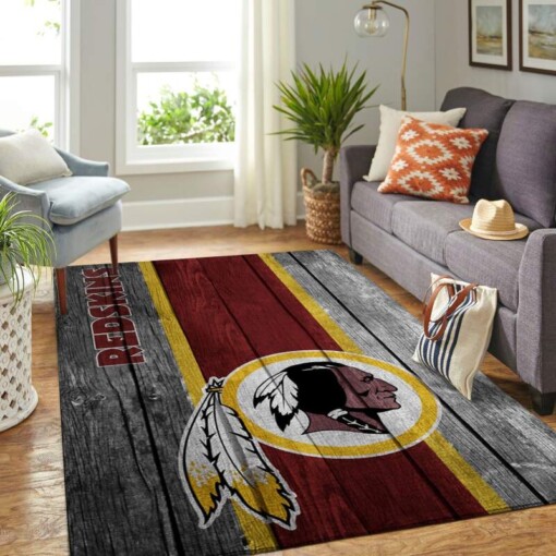 Washington Redskins Living Room Area Rug