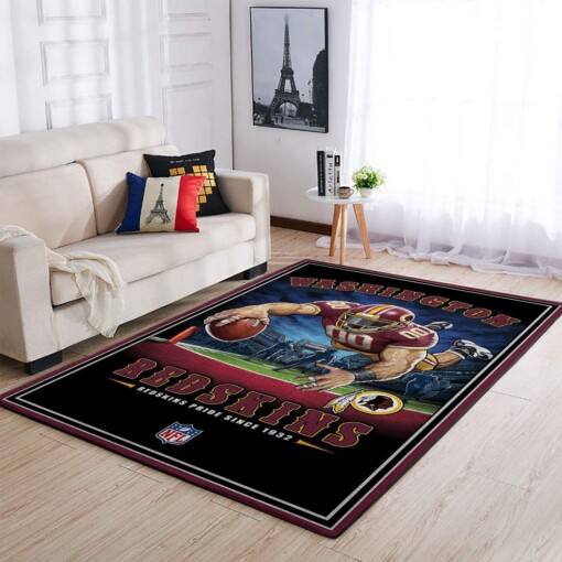 Washington Redskins Living Room Area Rug