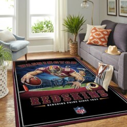 Washington Redskins Living Room Area Rug