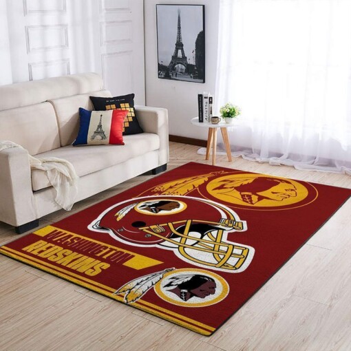 Washington Redskins Living Room Area Rug