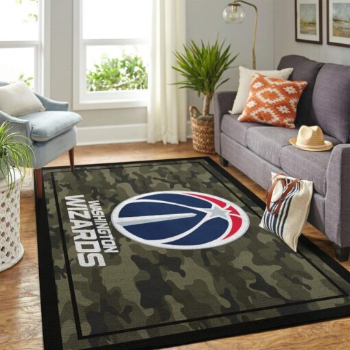 Washington Wizards Living Room Area Rug