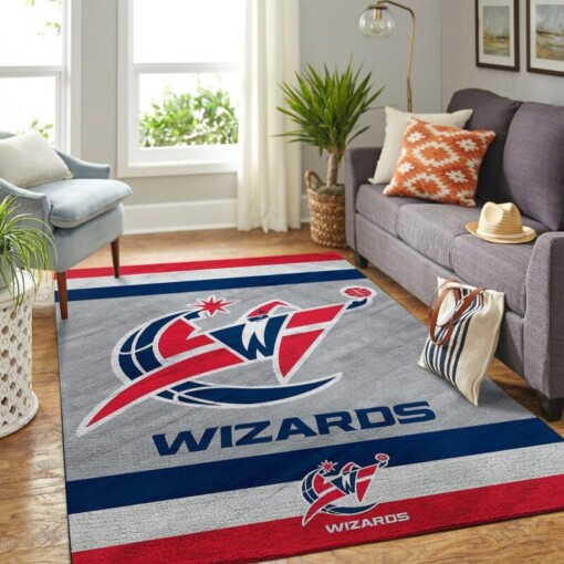 Washington Wizards Living Room Area Rug