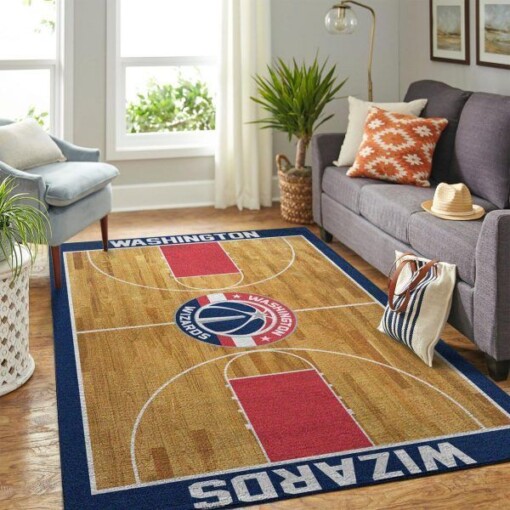 Washington Wizards Living Room Area Rug