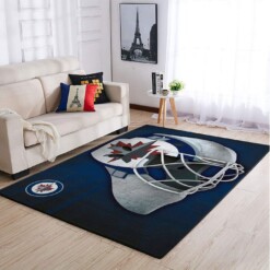 Winnipeg Jets Living Room Area Rug