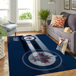 Winnipeg Jets Living Room Area Rug