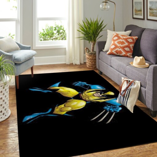 Wolverine Xmen Living Room Area Rug