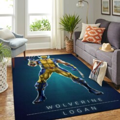 Wolverine Xmen Living Room Area Rug