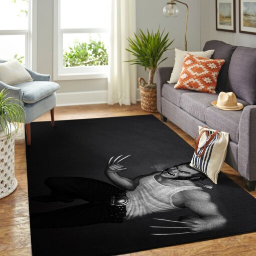 Wolverine Xmen Living Room Area Rug