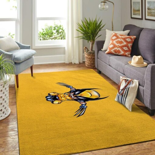 Wolverine Xmen Living Room Area Rug