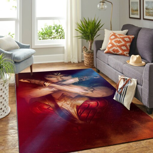 Wonder Woman Living Room Area Rug