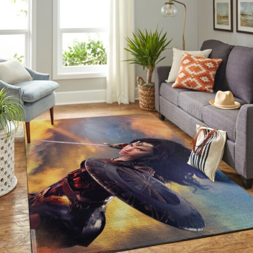 Wonder Woman Living Room Area Rug