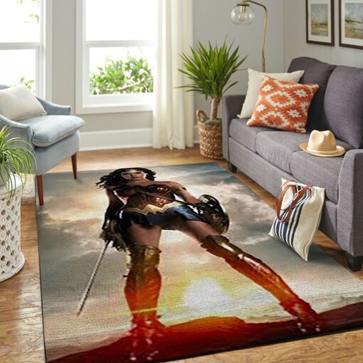 Wonder Woman Living Room Area Rug