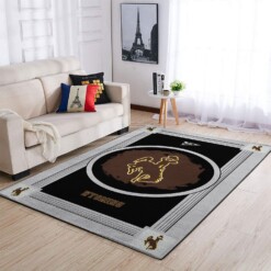 Wyoming Cowboys Living Room Area Rug